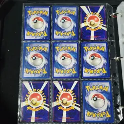 Pokemon Vintage WoTC Mixed Lot of Cards Holos Binder Pages 330+ Pokemon - Image 2