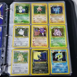 Pokemon Vintage WoTC Mixed Lot of Cards Holos Binder Pages 330+ Pokemon - Image 3