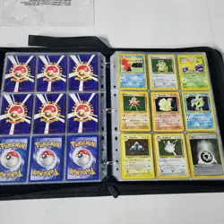 Pokemon Vintage WoTC Mixed Lot of Cards Holos Binder Pages 330+ Pokemon - Image 5