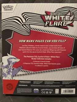 Pokemon White Flare Binder Collection Box Sealed - Image 2
