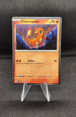 Pokemon TCG Charmander SVP047 Cosmos Holo Promo w Swirl NM/M (C) - Image 1