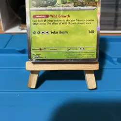 Meganium 001 - Mega Evolution Prerelease Stamped Promo Holo Pokemon Mint SEALED! - Image 2