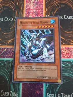 Yugioh Mobius the Frost Monarch SOD-EN022 Super Rare 1st Edition Near Mint - Image 1