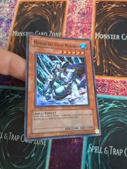 Yugioh Mobius the Frost Monarch SOD-EN022 Super Rare 1st Edition Near Mint - Image 2
