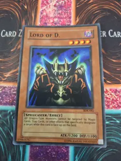 Yugioh Lord of D. SDK-041 Super Rare Unlimited LP/MP - Image 1