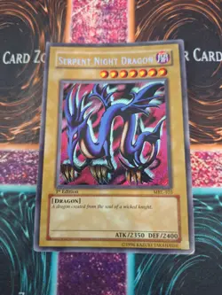 Yugioh Serpent Night Dragon MRL-103 Secret Rare 1st Edition MP - Image 1