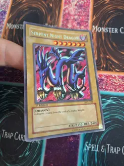 Yugioh Serpent Night Dragon MRL-103 Secret Rare 1st Edition MP - Image 2