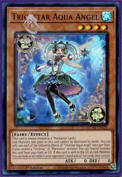 Yugioh! Trickstar Aqua Angel MZTM-EN026 (UR) 1st Ed "Trickstar Support" - Image 1