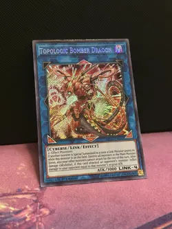 *** TOPOLOGIC BOMBER DRAGON *** 1ST EDITION SECRET RARE NM MP18-EN065 YUGIOH! - Image 1