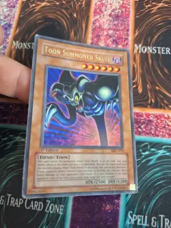 Yugioh Toon Summoned Skull MRL-073 Ultra Rare 1st Edition Moderately Played - Image 2