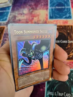 Yugioh Toon Summoned Skull MRL-073 Ultra Rare 1st Edition Moderately Played - Image 3