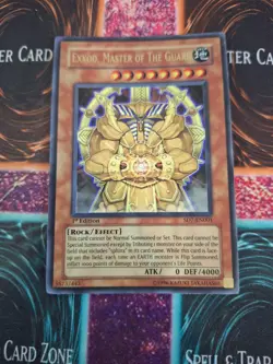 Yugioh Exxod, Master of the Guard SD7-EN001 Ultra Rare 1st Edition Near Mint - Image 1