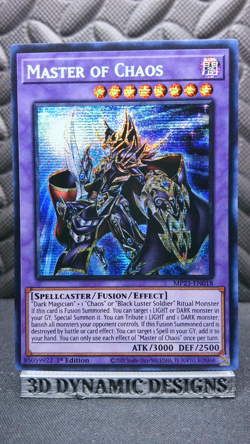 | Yugioh Master of Chaos MP23-EN018 Secret Rare 25Th Anniversary Tin NM 🔥 | - Image 1