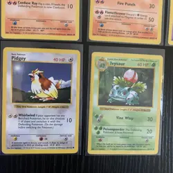 Pokemon 1st Edition Shadowless Vintage Lot of 3 Cards 3 Shadowless Unlimited(LP) - Image 4