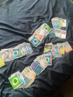232 Bulk Pokemon Cards Basic , Energies, Trainers Few Holos - Image 1