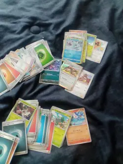 232 Bulk Pokemon Cards Basic , Energies, Trainers Few Holos - Image 4