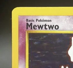 Near Mint Mewtwo Holo Base Set 10/102 Pokemon Card - Image 3