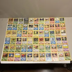 Lot Of 210 Vintage Pokemon Card Collection Holos - Base Set Jungle Fossil & More - Image 1