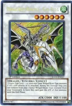 Yugioh - Dragunity Knight Gae Bulg - 1st Edition Secret Rare MP - Free Holo Card - Image 1