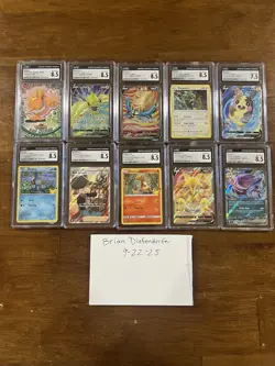 Lot Of Graded Pokemon Cards $1488 value! Grades 8-10 All English - Image 3