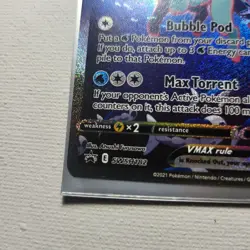 Vaporeon VMAX SWSH182 SWSH: Sword & Shield Promo Cards Holo LP - Image 5