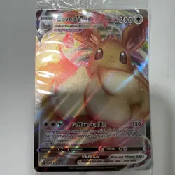 Eevee VMAX SWSH087 Black Star Promo Shining Fates Rare Pokemon Card TCG SEALED - Image 5