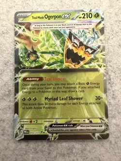 Pokemon Card | Teal Mask Ogerpon ex 012/131 | 2025 SV: Prismatic Evolutions - Image 1