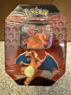 Pokemon Hidden Fates Tin Promo Card Set Charizard 820650804816 - Image 1
