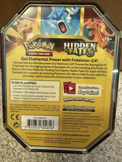 Pokemon Hidden Fates Tin Promo Card Set Charizard 820650804816 - Image 2
