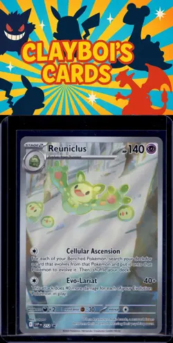 Reuniclus SV: Scarlet & Violet Promo Cards Pokemon 212 Illustration Rare NM+ - Image 1