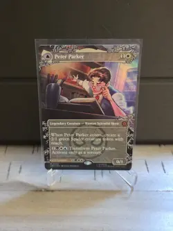 Peter Parker Amazing Spider-Man : MTG *FOIL Borderless* SPM #0208 - Image 1