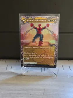 Peter Parker Amazing Spider-Man : MTG *FOIL Borderless* SPM #0208 - Image 4