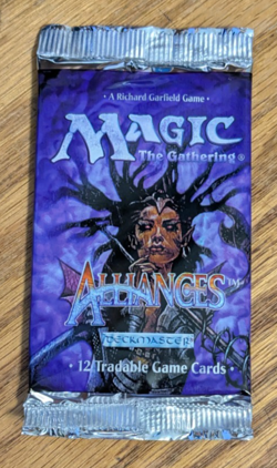 MTG - Alliances Booster Pack - Magic the Gathering Factory Sealed 1996 - Image 1