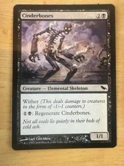 MTG - Shadowmoore - Cinderbones - #059 - Image 1