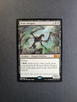 Bone Dragon Magic The Gathering Core Set 2019 Regular Mythic NM - Image 2