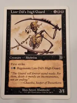 Lim-Dul's High Guard - (Yellow Armor) Deckmasters -Magic the Gathering MTG Nice! - Image 1