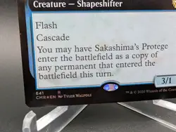 Sakashima's Protege (Extended Art) Commander Legends Regular - Image 2