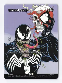 Infernal Grasp (Borderless) 0018 (M) MTG Marvel's Spider-Man Eternal-Legal (MAR) - Image 1