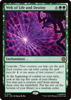 Web of Life and Destiny #122 | Near Mint | Marvel's Spider-Man Magic MTG - Image 1
