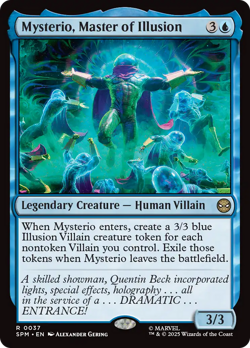 Mysterio, Master of Illusion #37 | NM FOIL | Marvel's Spider-Man Magic MTG - Image 1