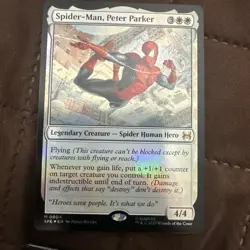 Spider-Man, Peter Parker 0004 Foil Marvel Spider-Man Eternal Magic MTG NM - Image 2