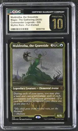 MULDROTHA, THE GRAVETIDE Commander Legends Etched Foil CGC Pristine 10 MTG - Image 1