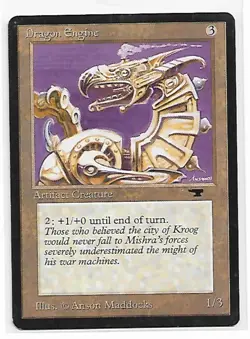 Magic the Gathering ~ MTG ~ 1x Dragon Engine ~ M/NM ~ Antiquities - Image 1