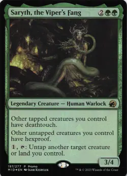 Saryth, the Viper's Fang P Media Promos # 197 NM Foil - Image 1
