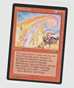 Magic the Gathering ~ MTG ~ 1x Pyrokinesis ~ Alliances ~ M/NM - Image 1