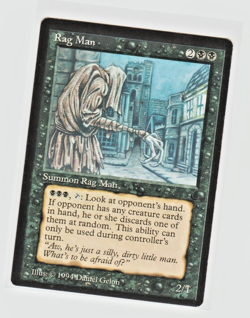 Magic the Gathering ~ MTG ~ 1x Rag Man ~ LP ~ THE DARK - Image 1