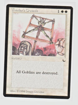 Magic the Gathering ~ MTG ~ 1x Tivadar's Cru-sade ~ M/NM ~ THE DARK - Image 1