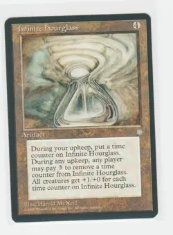 Magic the Gathering ~ MTG ~ 1x Infinite Hourglass ~ ICE AGE ~ M/NM - Image 1
