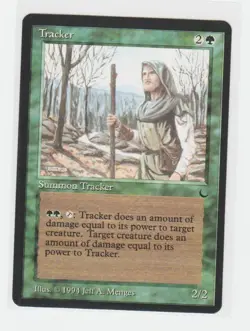 Magic the Gathering ~ MTG ~ 1x Tracker ~ M/NM ~ THE DARK - Image 1