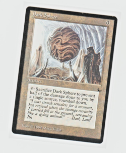 Magic the Gathering ~ MTG ~ 1x Dark Sphere ~ M/NM ~ THE DARK - Image 1
